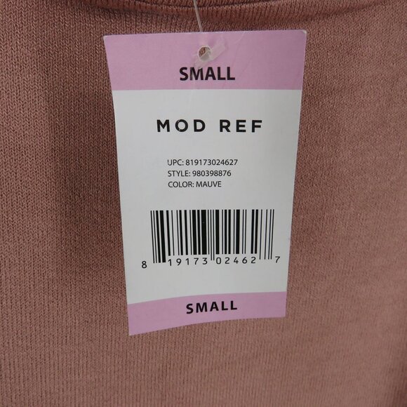 Mod Ref Women's Mauve V-Neck Puff Sleeve Top S NWT - Picture 4 of 5